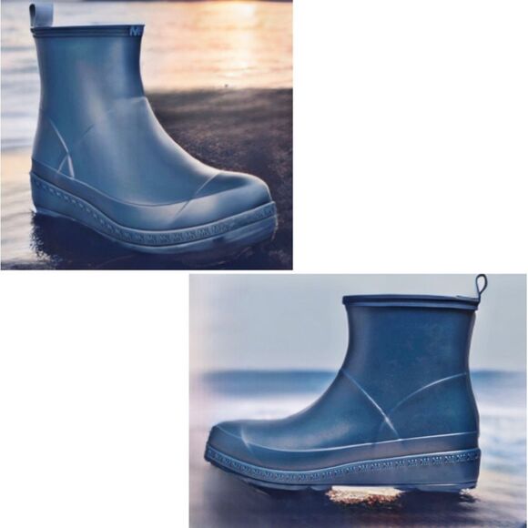 Michael Kors Mac Rain Bootie in River Blue - Picture 14 of 16